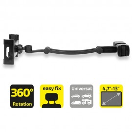 SUPORT TABLETA PE TETIERA BRAT FLEXIBIL REGLABIL SI AJUSTABIL 360 GRADE HEYNER