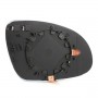 Sticla oglinda STANGA pentru Volkswagen Passat (B5/B6) 2003-2010/Golf 5/Jetta/Sharan 2004-2010/Eos/Golf 5 Plus, Skoda Superb 2006-2008 Incalzita, asferica