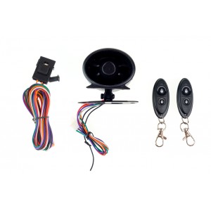 Alarma auto mini cu 2 telecomenzi mini