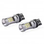 SET 2 BUC BEC LED CANBUS T20 W21 / 5W BECURI ALBE 12V / 24V