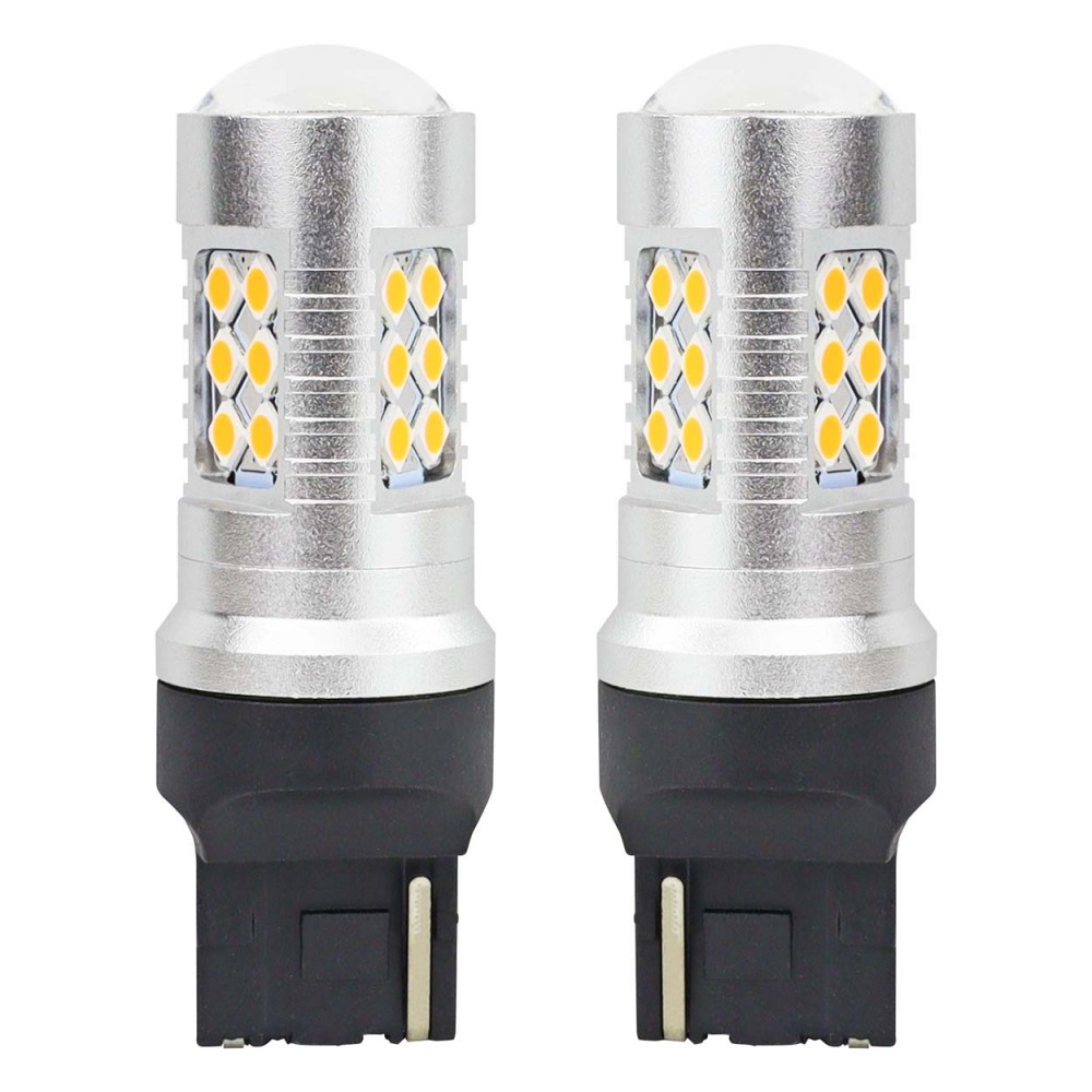SET 2 BUC BEC LED CANBUS 7440 WY21W BEC PORTOCALIU 12V / 24V