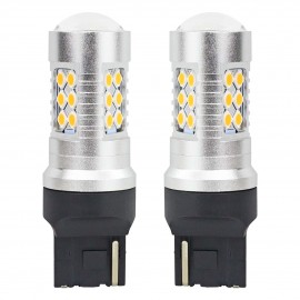 SET 2 BUC BEC LED CANBUS 7440 WY21W BEC PORTOCALIU 12V / 24V