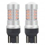 SET 2 BUC BEC LED CANBUS T20 WR21 / 5W BEC ROSU 12V / 24V