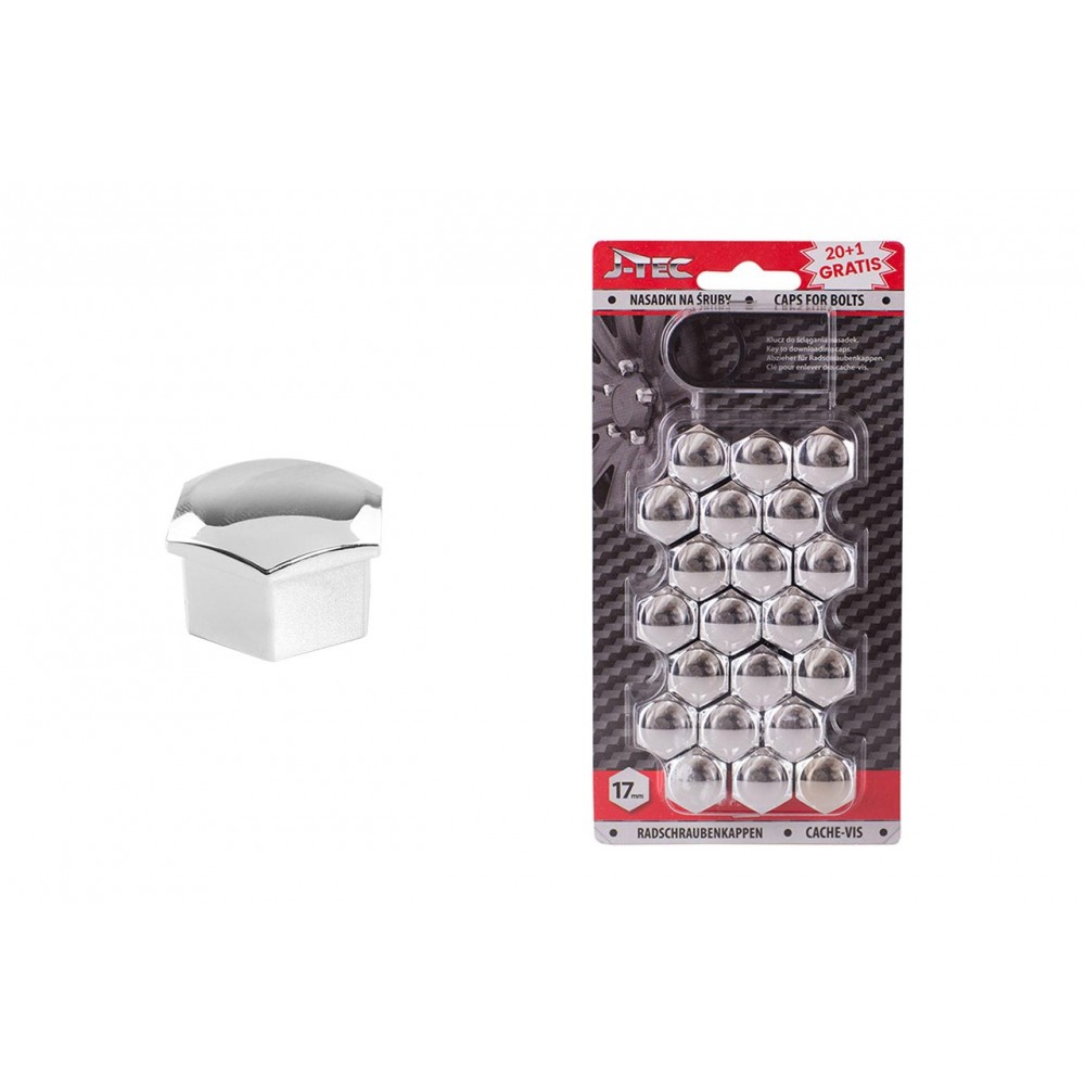 Set 21 bucati capace prezoane 17 mm cromate