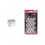 Set 21 bucati capace prezoane 17 mm cromate