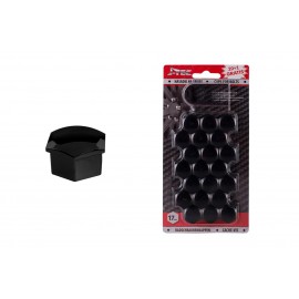 Set 21 bucati capace prezoane 17 mm negre