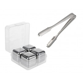 SET 4 CUBURI GHEATA PENTRU RACIREA BAUTURILOR CU CLESTE INOX , REUTILIZABILE CU CUTIE DE DEPOZITARE