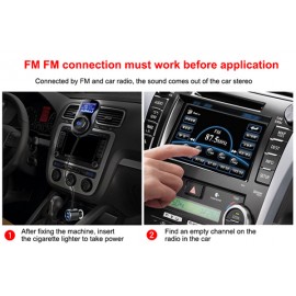  MODULATOR FM CU BLUETOOTH SI INCARCATOR AUTO 1XUSB QC3.0 SI 1XUSB 2.4A 