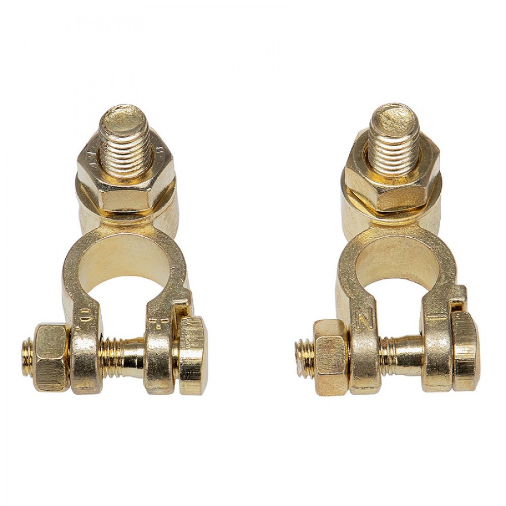 SET 2 BORNE BATERIE AUTO ZINC