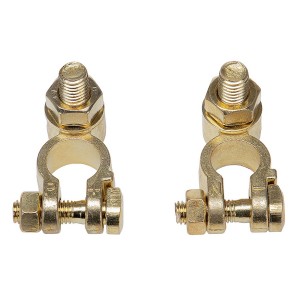 SET 2 BORNE BATERIE AUTO ZINC