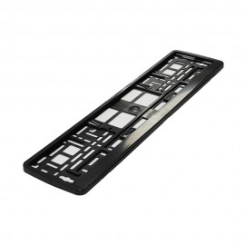 SET 2 BUC SUPORT NUMAR INMATRICULARE NEGRU CLASIC