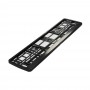 SET 2 BUC SUPORT NUMAR INMATRICULARE NEGRU CLASIC