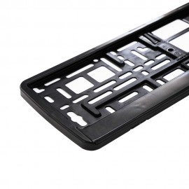 SET 2 BUC SUPORT NUMAR INMATRICULARE NEGRU CLASIC