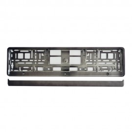 SET 2 BUC SUPORT NUMAR INMATRICULARE GRAFIT METALIZAT 