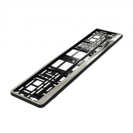 SET 2 BUC SUPORT NUMAR INMATRICULARE SILVER