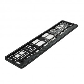 SET 2 BUC SUPORT NUMAR INMATRICULARE CARBON