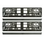 SET 2 BUC SUPORT NUMAR INMATRICULARE CARBON
