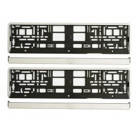 SET 2 BUC SUPORT NUMAR INMATRICULARE CROM PERLAT