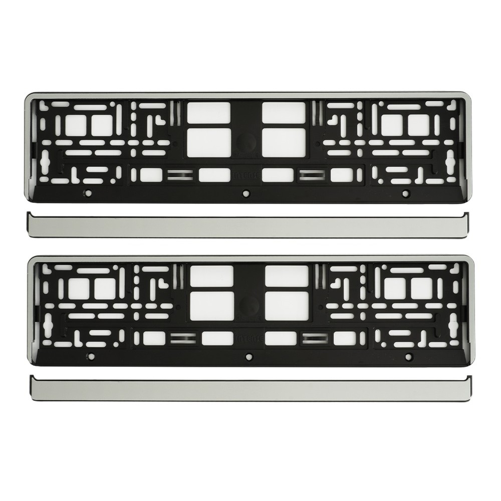 SET 2 BUC SUPORT NUMAR INMATRICULARE CROM