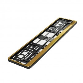 SET 2 BUC SUPORT NUMAR INMATRICULARE GOLD