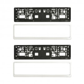 SET 2 BUC SUPORT NUMAR INMATRICULARE CROM CASETAT