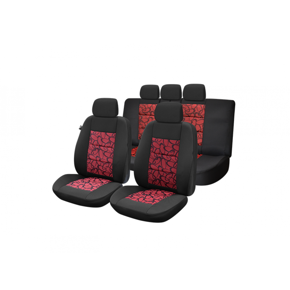 SET HUSE SCAUN PREMIUM LUX - ROSU