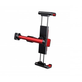 SUPORT TABLETA PE TETIERA DIN ALUMINIU ROSU REGLABIL SI AJUSTABIL 360 GRADE