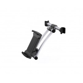 SUPORT TABLETA PE TETIERA DIN ALUMINIU REGLABIL SI AJUSTABIL 360 GRADE