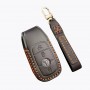 Husa protectie cheie auto din piele Premium Negru compatibil Mercedes-Benz 3 Butoane Nabi Market ®