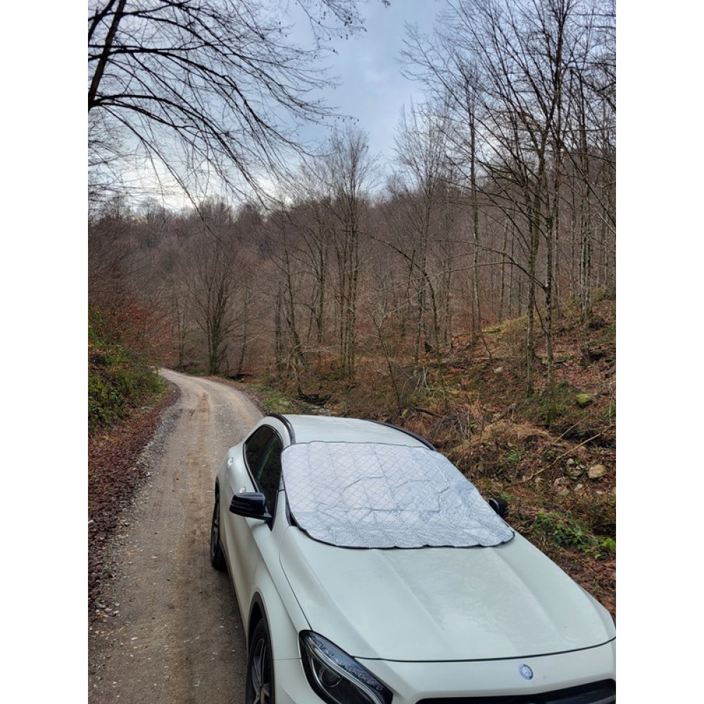 HUSA PARBRIZ EXTERIOR 2 IN 1 ANTIINGHET / PARASOLAR CLASIC CU MAGNETI