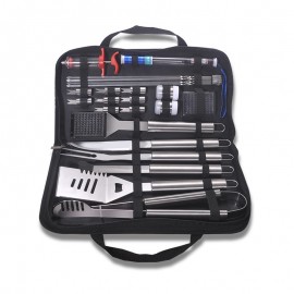 Set 25 ustensile pentru gratar, barbeque, otel inoxidabil