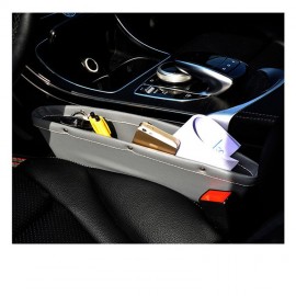 Set 2 buc Organizator scaun auto pentru diverse intre bancheta si consola, universal, Gri