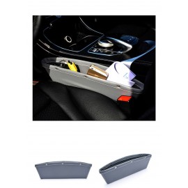 Set 2 buc Organizator scaun auto pentru diverse intre bancheta si consola, universal, Gri