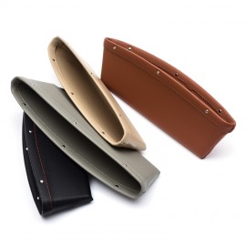 Organizator scaun auto pentru diverse intre bancheta si consola, universal, Maro