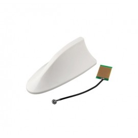 ANTENA AUTO UNIVERSALA ACTIVA TIP COADA DE RECHIN ALB