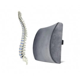 Perna lombara gri din spuma de memorie