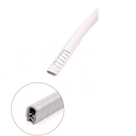 Rola cheder alba cu insertie metalica 5 metri, protectie usi auto