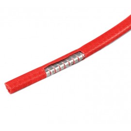 Rola cheder rosie cu insertie metalica 5 metri, protectie usi auto