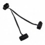 PRELUNGITOR CABLU ADAPTOR DIAGNOZA AUTO 2 IN 1 LA OBD2 16 PIN, 30CM