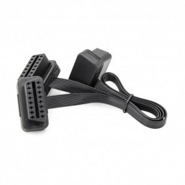 PRELUNGITOR CABLU ADAPTOR DIAGNOZA AUTO 2 IN 1 LA OBD2 16 PIN, 30CM