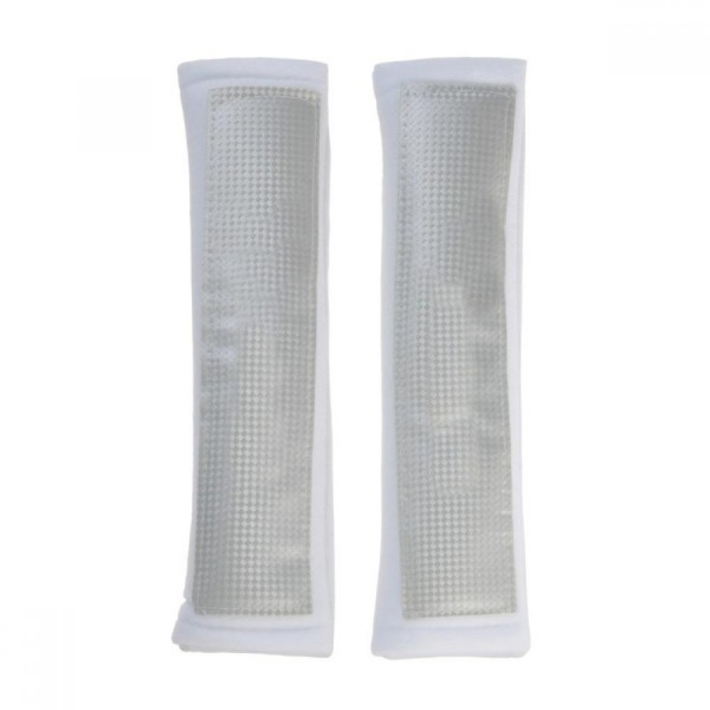 PROTECTIE CENTURA SIGURANTA ARGINTIU POLYESTER SET 2 BUC