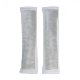 PROTECTIE CENTURA SIGURANTA ARGINTIU POLYESTER SET 2 BUC