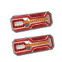 Set 2 bucati Lampa led spate cu semnalizare dinamica 12-24V 350mm x 131mm